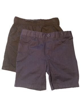 6/7 Boys (2 PCs) Uniform Navy, Black Shorts Lot Cat Jack, French Toast